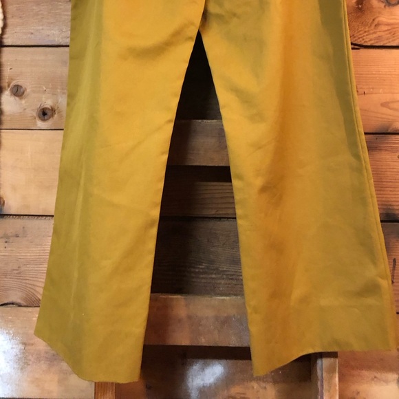 KOTN 100% Cotton XXL Drawstring Pants Mustard Brown Women’s Wide Leg High Rise - Picture 8 of 16